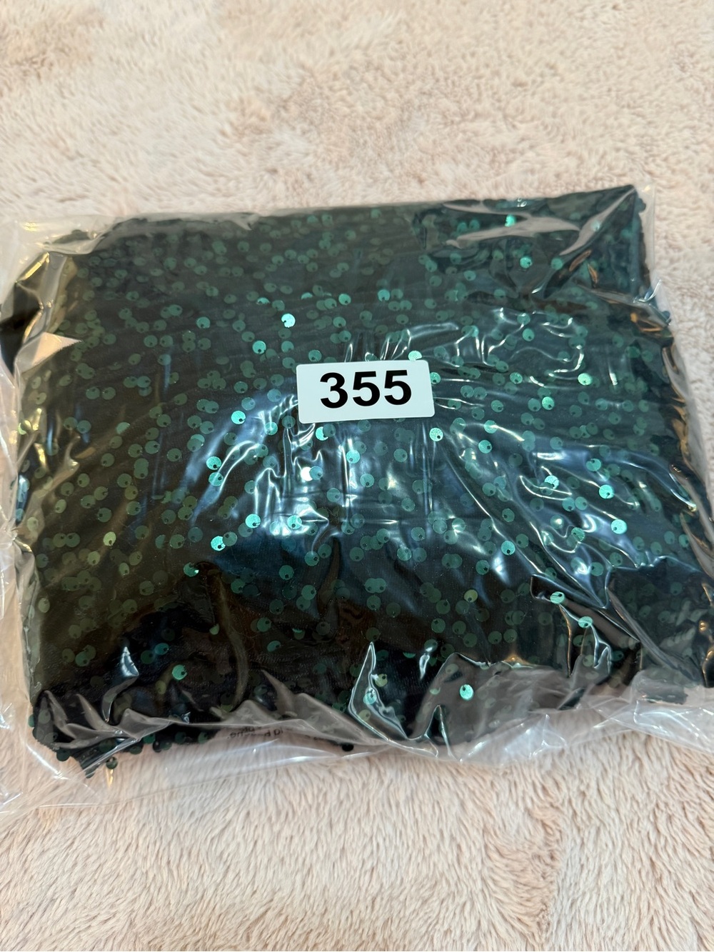 Lulus Rhonna Emerald Green Velvet Sequin Mermaid Maxi Dress Size Medium - Picture 10 of 10